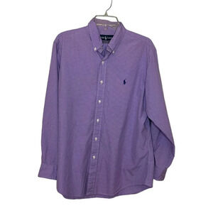 Ralph Lauren Purple Button-Down Casual Shirt